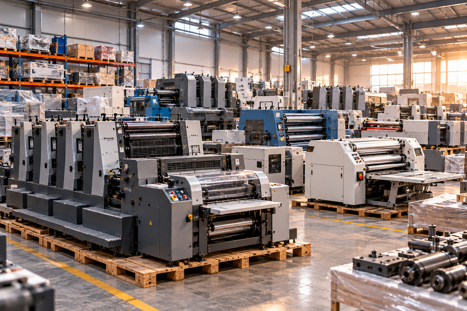 Used printing machinery