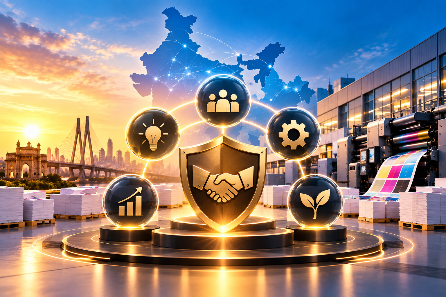 Printing and packaging industry ecosystem