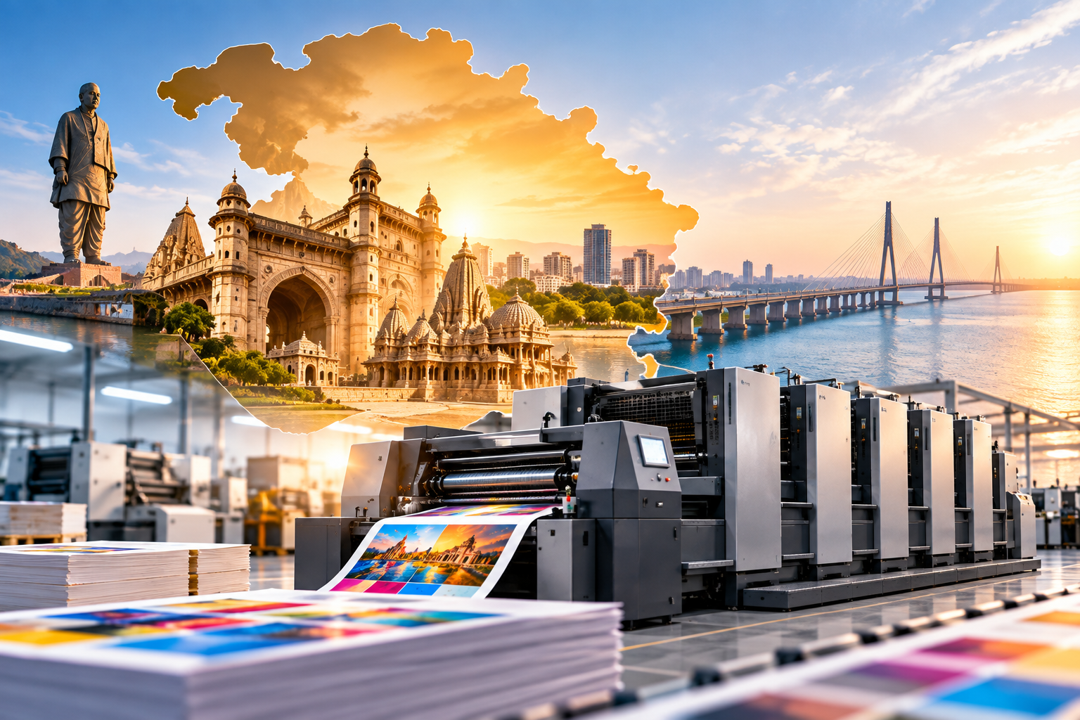 Printing production facility